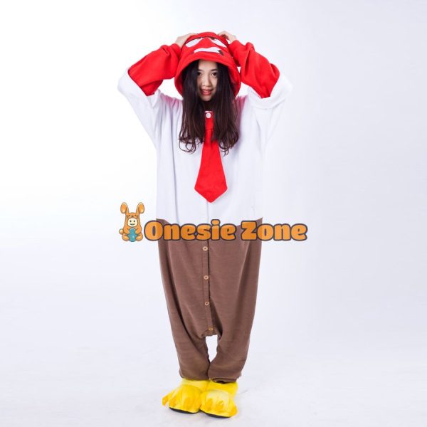 Anger Emoji Kigurumi Popular Movie Costumes