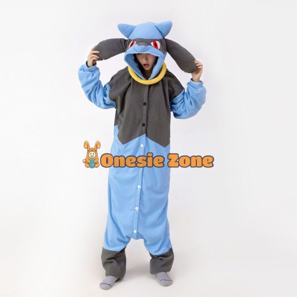 Aura Pup Kigurumi Pocket Monster Animal Onesies