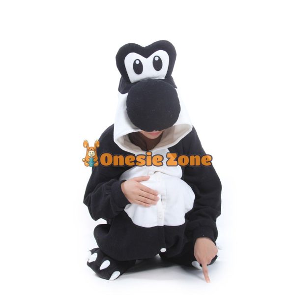 Black Yoshy Dino Kigurumi Family Outfits Onesies - Image 2