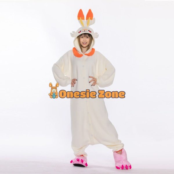 Blaze Bunny Kigurumi Pocket Monsters Animal Onesies