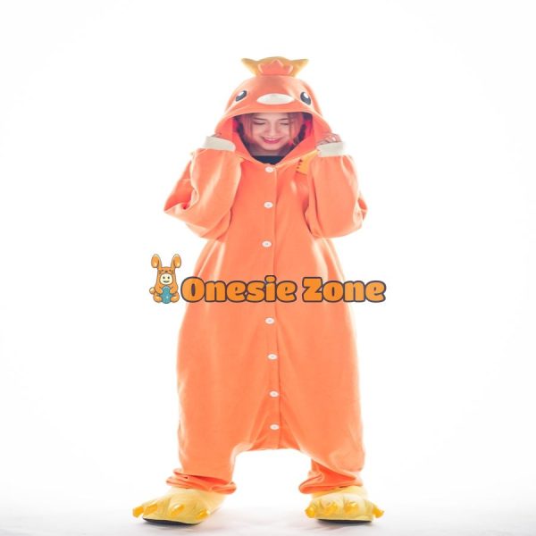 Blaze Chick Kigurumi Pocket Monsters Animal Onesies - Image 5