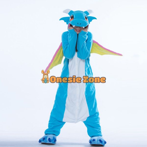 Blue Dragon Kigurumi Couple Fashion Halloween Onesies