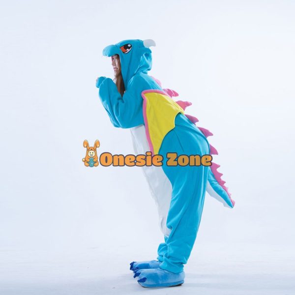 Blue Dragon Kigurumi Couple Fashion Halloween Onesies - Image 4