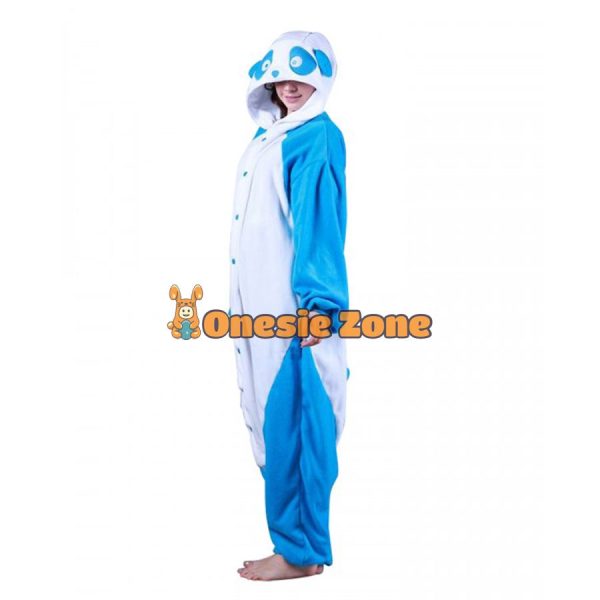 Blue Panda Kigurumi Couple Outfit Styles Onesies