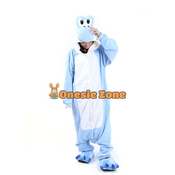 Blue Yoshy Dino Kigurumi Family Outfits Onesies - Image 2