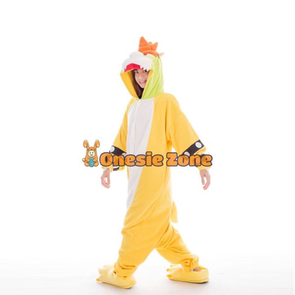 Bowser Kigurumi Halloween Outfit Dragon Onesies - Image 3