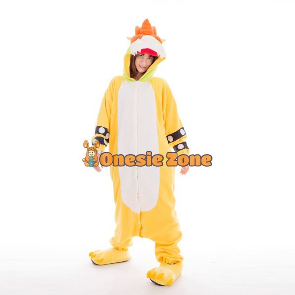 Bowser Kigurumi Halloween Outfit Dragon Onesies - Image 4