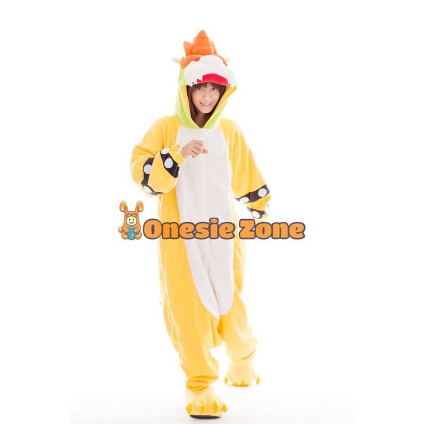 Bowser Kigurumi Halloween Outfit Dragon Onesies - Image 2