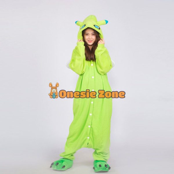 Celebi Kigurumi Pocket Monsters Animal Onesies - Image 4