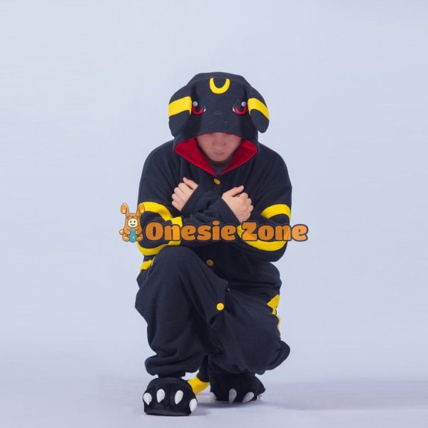 Custom Moonlight Shadow Fox Eievvee Kigurumi Pocket Monsters Onesies