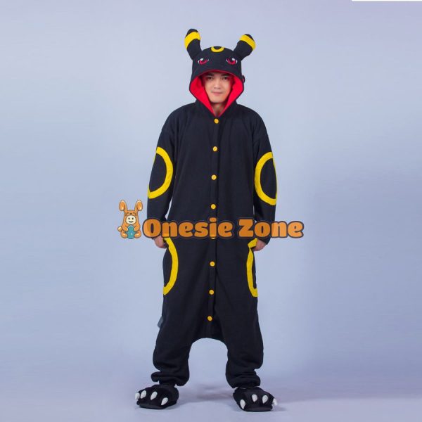 Custom Moonlight Shadow Fox Eievvee Kigurumi Pocket Monsters Onesies - Image 4