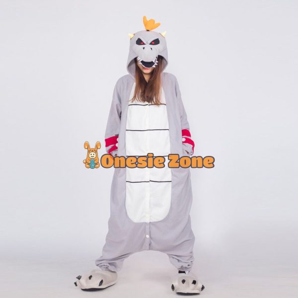 Dry Bowser Boss Kigurumi Halloween Outfit Dragon Onesies - Image 2