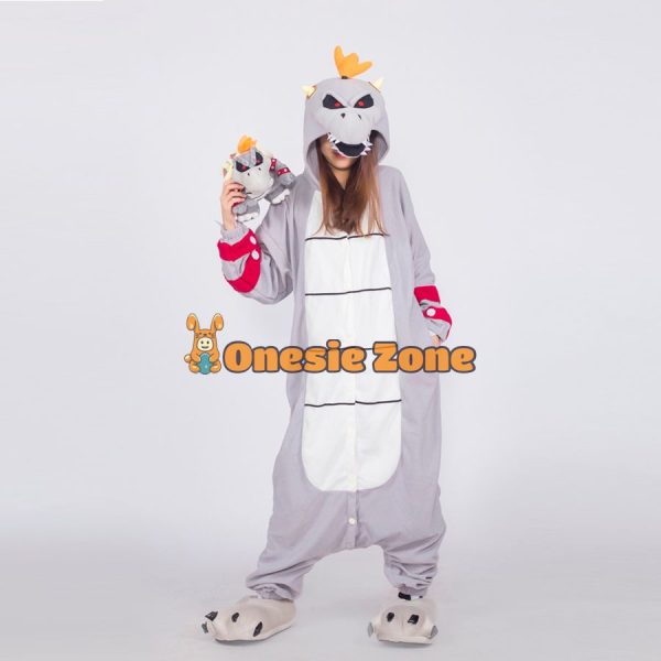 Dry Bowser Boss Kigurumi Halloween Outfit Dragon Onesies - Image 3