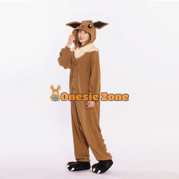 Eievvee Kigurumi Pocket Monsters Animal Onesies - Image 2