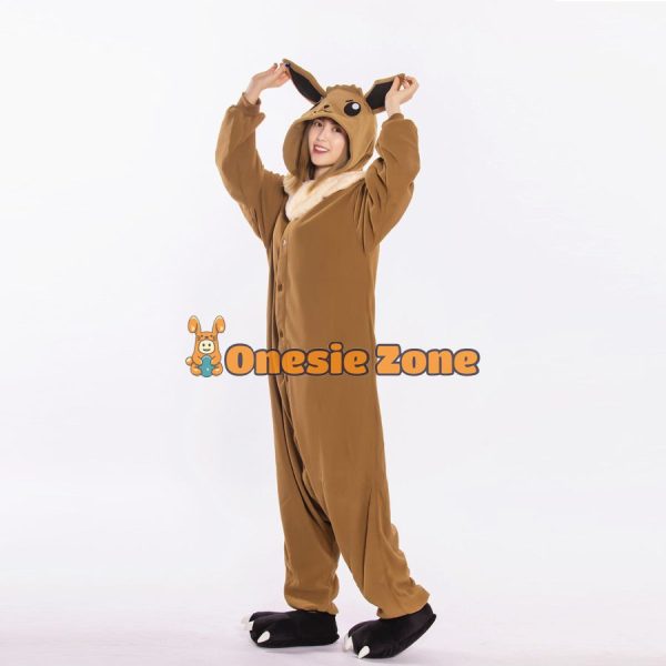 Eievvee Kigurumi Pocket Monsters Animal Onesies - Image 3