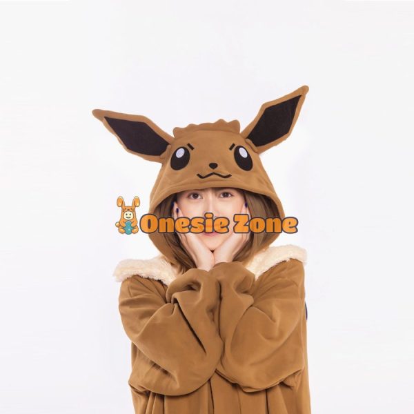 Eievvee Kigurumi Pocket Monsters Animal Onesies - Image 5