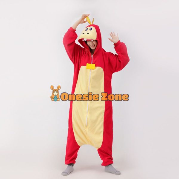 Fire Crocodile Fueco Kigurumi Pocket Monsters Animal Onesies