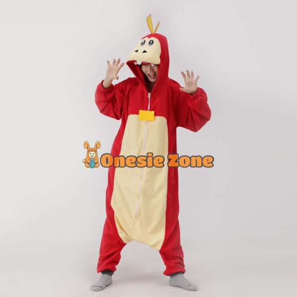 Fire Crocodile Fueco Kigurumi Pocket Monsters Animal Onesies - Image 2