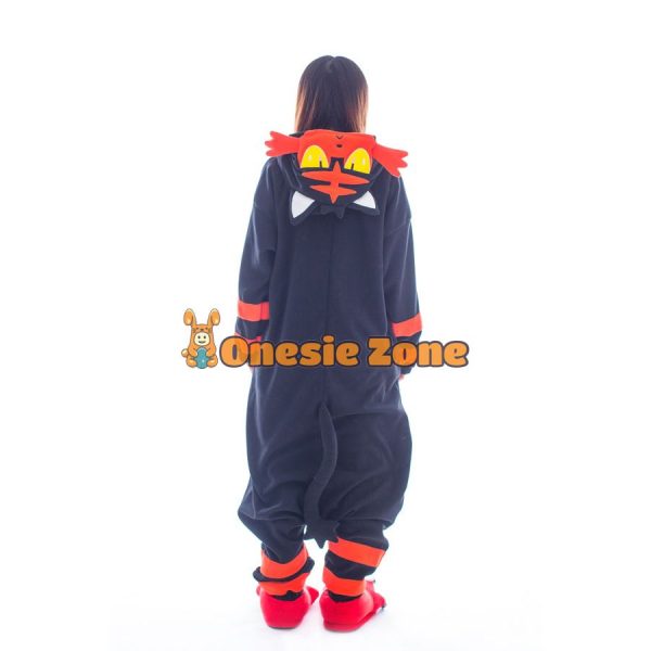 Fire Kitten Kigurumi Pocket Monsters Animal Onesies - Image 4