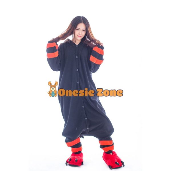 Fire Kitten Kigurumi Pocket Monsters Animal Onesies - Image 3