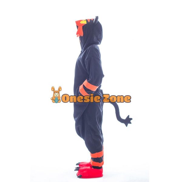 Fire Kitten Kigurumi Pocket Monsters Animal Onesies - Image 7