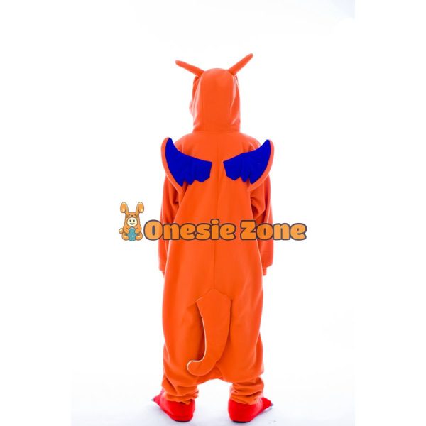 Flame Lizard Kigurumi Pocket Monsters Animal Onesies - Image 4