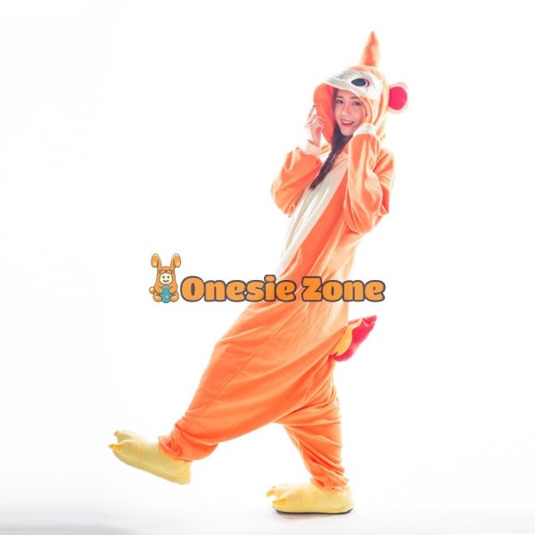 Flame Monkey Kigurumi Pocket Monsters Animal Onesies - Image 3