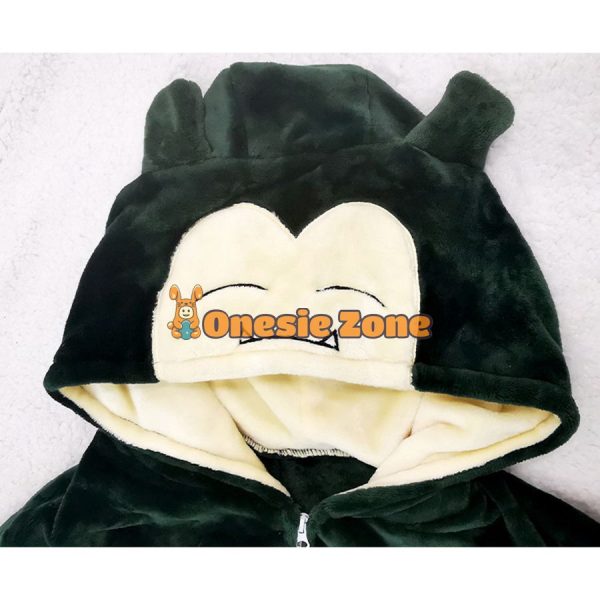 Flannel Sleeping Giant Fat Cat Kigurumi Pocket Monsters Animal Onesies - Image 4