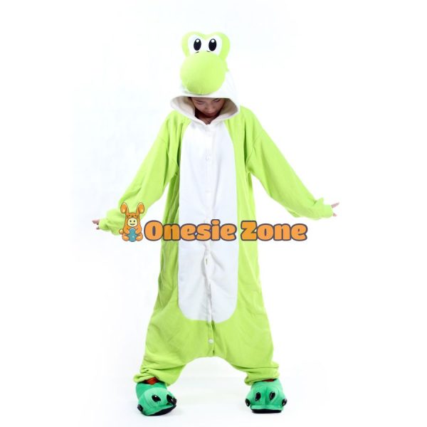 Green Yoshy Dino Kigurumi Family Outfits Onesies