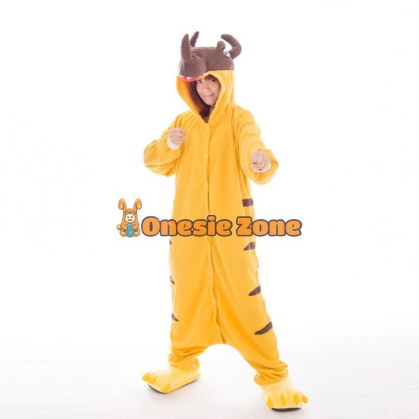 Greymon Monster Kigurumi Anime Outfits Onesies - Image 4