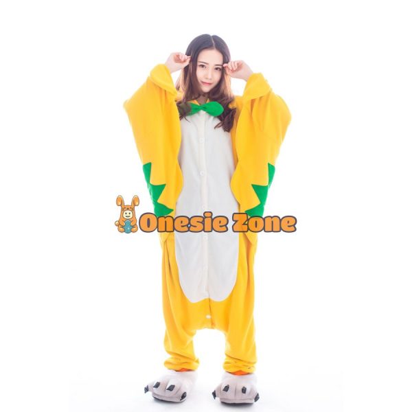 Leafy Owl Kigurumi Pocket Monsters Animal Onesies - Image 5