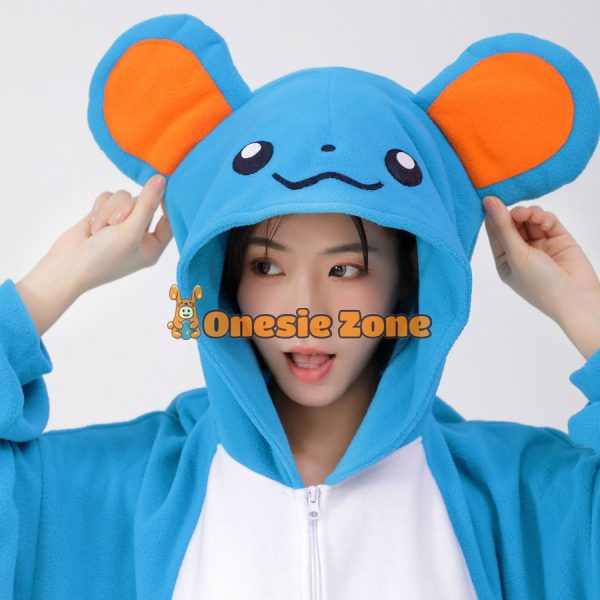 Maril Mouse Kigurumi Pocket Monsters Animal Onesies - Image 6