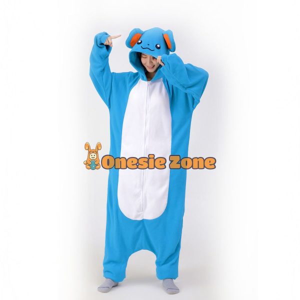 Maril Mouse Kigurumi Pocket Monsters Animal Onesies - Image 3