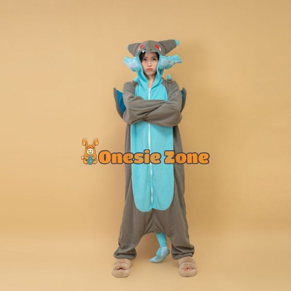 Mega Fire Dragon X Kigurumi Pocket Monsters Animal Onesies - Image 3