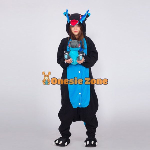 Mega Flame Lizard Kigurumi Pocket Monsters Animal Onesies - Image 4