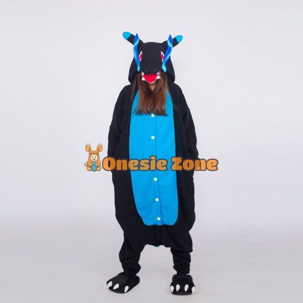 Mega Flame Lizard Kigurumi Pocket Monsters Animal Onesies - Image 3