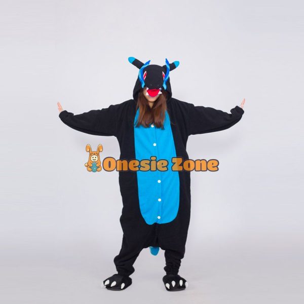 Mega Flame Lizard Kigurumi Pocket Monsters Animal Onesies - Image 5