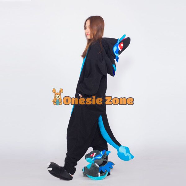 Mega Flame Lizard Kigurumi Pocket Monsters Animal Onesies - Image 2