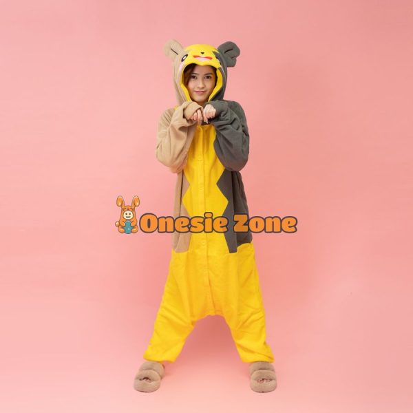 Morpeko Full Belly Mode Kigurumi Pocket Monsters Animal Onesies