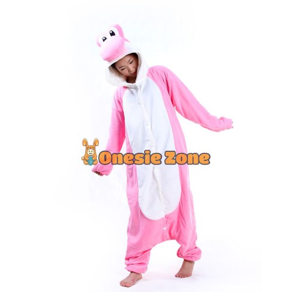 Pink Yoshy Dino Kigurumi Family Outfits Onesies - Image 2