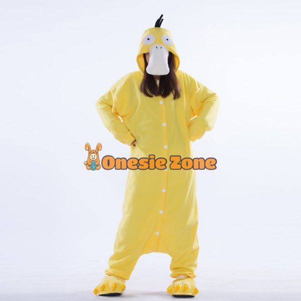 Psychic Duck Kigurumi Pocket Monsters Animal Onesies - Image 2