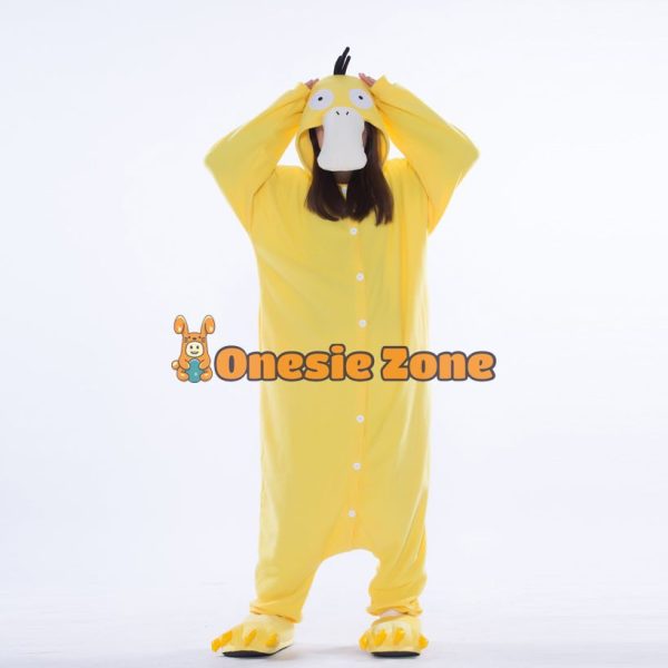 Psychic Duck Kigurumi Pocket Monsters Animal Onesies