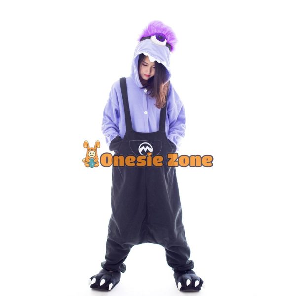 Purple Evil Minion M2 Kigurumi Character Custom Onesies - Image 3