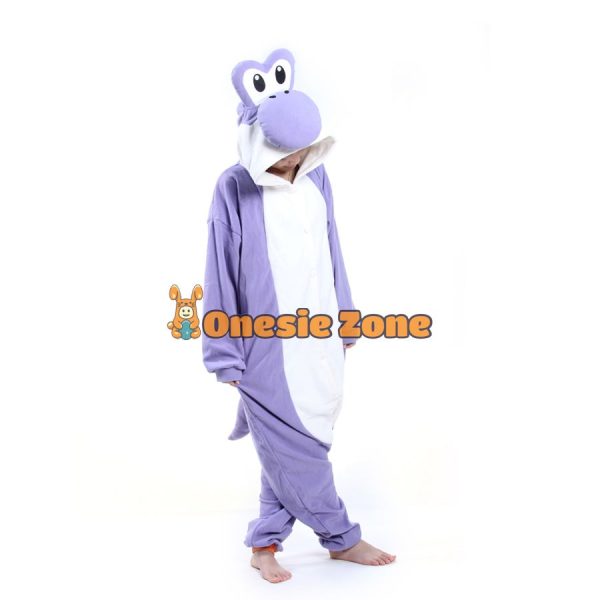 Purple Yoshy Dino Kigurumi Family Outfits Onesies - Image 2