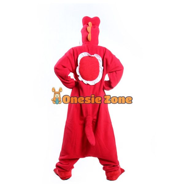 Red Yoshy Dino Kigurumi Family Outfits Onesies - Image 4