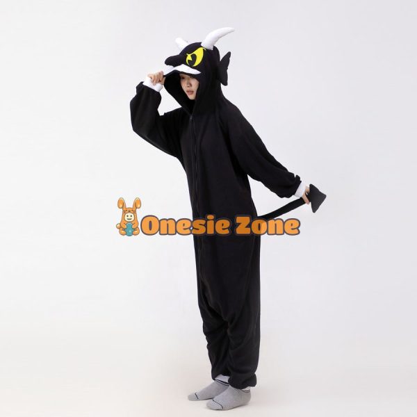 Secreto Devil Kigurumi Halloween Boss Cosplay Onesie - Image 2