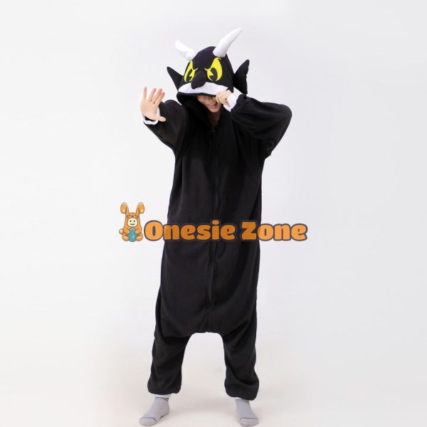 Secreto Devil Kigurumi Halloween Boss Cosplay Onesie - Image 3