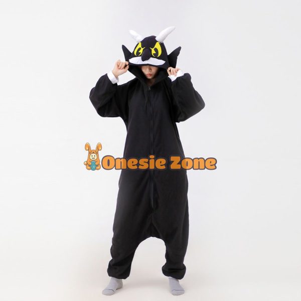 Secreto Devil Kigurumi Halloween Boss Cosplay Onesie