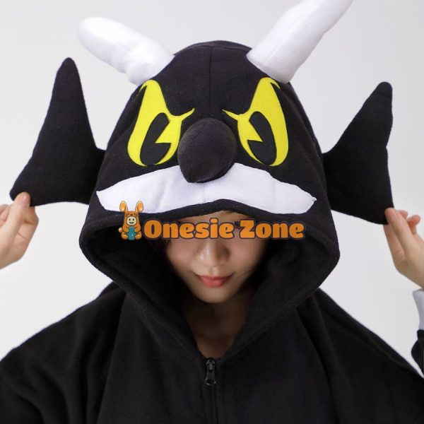 Secreto Devil Kigurumi Halloween Boss Cosplay Onesie - Image 6