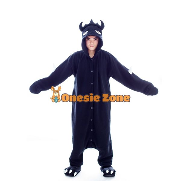 Shadow Fiend Monster Kigurumi Cosplay Outfits Onesies - Image 3